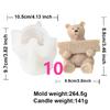 3D Animal Bear Squirrel Silicone Candle Molds DIY Cat Frog Soap Resin Crafts Plaster Making Mould Home Decor Gift
