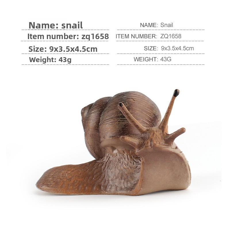 ПВХ Улитка Садовое Украшение Реалистичная Статичная Модель Животного Для Ландшафтного Дизайна Газона