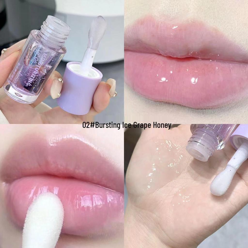 SHQINUO Lip Essence Oil: Softening, Moisturizing Lip Gloss & Primer for Plump Lips.