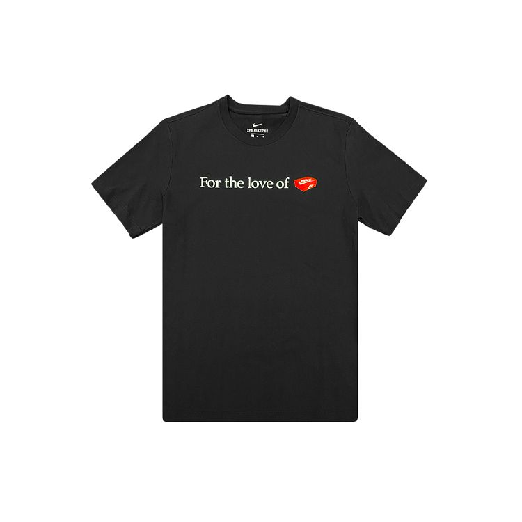 Nike Спортивная футболка с коротким рукавом с буквенным принтом, мужские топы, черная CT6299-010