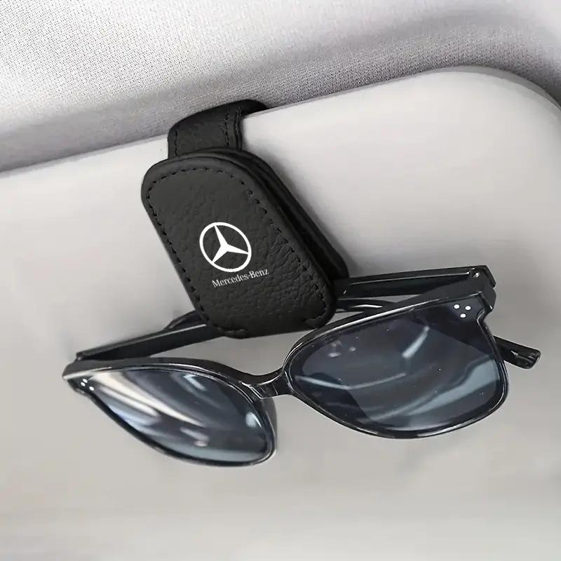 Car Glasses Sun Visor Box Auto Sunglasses Clip Card Accessories For Mercedes Benz W203 W206 W220 W205 W211 W212 W201 W210 AMG DNOPR1