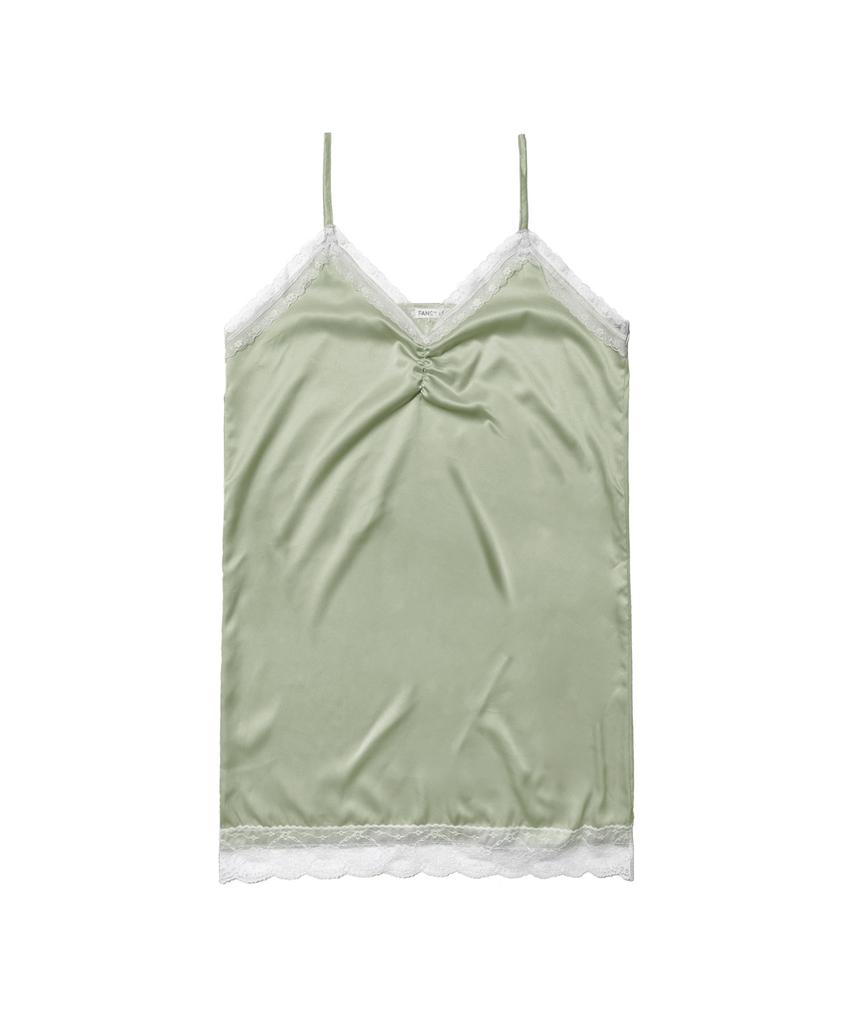Fancy Club Lace Slip Dress (Green) F26Qd149