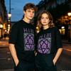 Винтажная футболка HIM Band Репринт Музыкальная футболка Графический дизайн Рок-мерч Унисекс Хлопок Оверсайз Большой размер