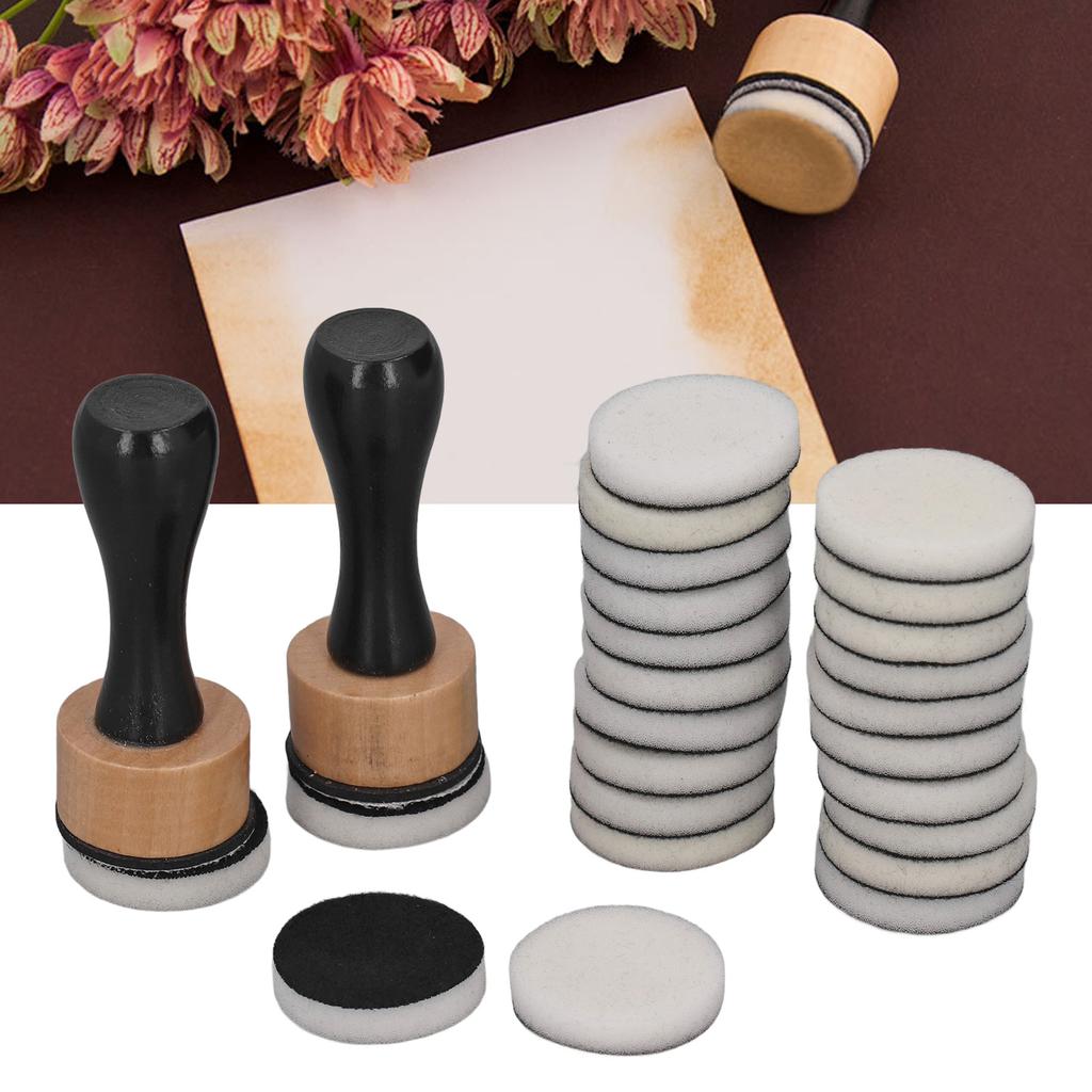 Инструмент для смешивания чернил Инструмент для смешивания чернил и красок с 24 сменными пенопластовыми подушечками для скрапбукинга