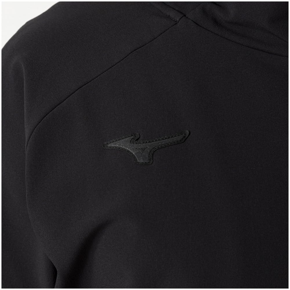 Mizuno Tech Shield Boa Training 32MCB553 Hoodie, Windproof, Stretch, Water-Repellent, Wear, Men's, Black,