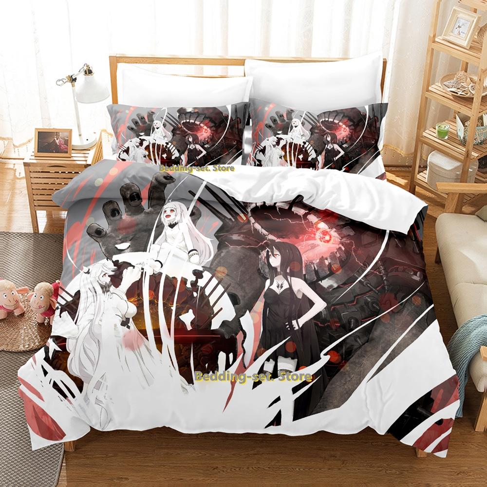 2024 Коллекция Kantai Постельный комплект Односпальный Полуторный Двуспальный Квинсайз Кингсайз Комплект для кровати Взрослый Детский Спальня Комплект пододеяльника Аниме Комплект простыней