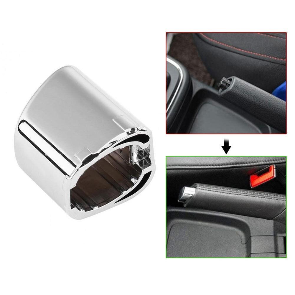 Silver/Black Handbrake Lever Parking Button Cover Shell for Cross 6RD711333A