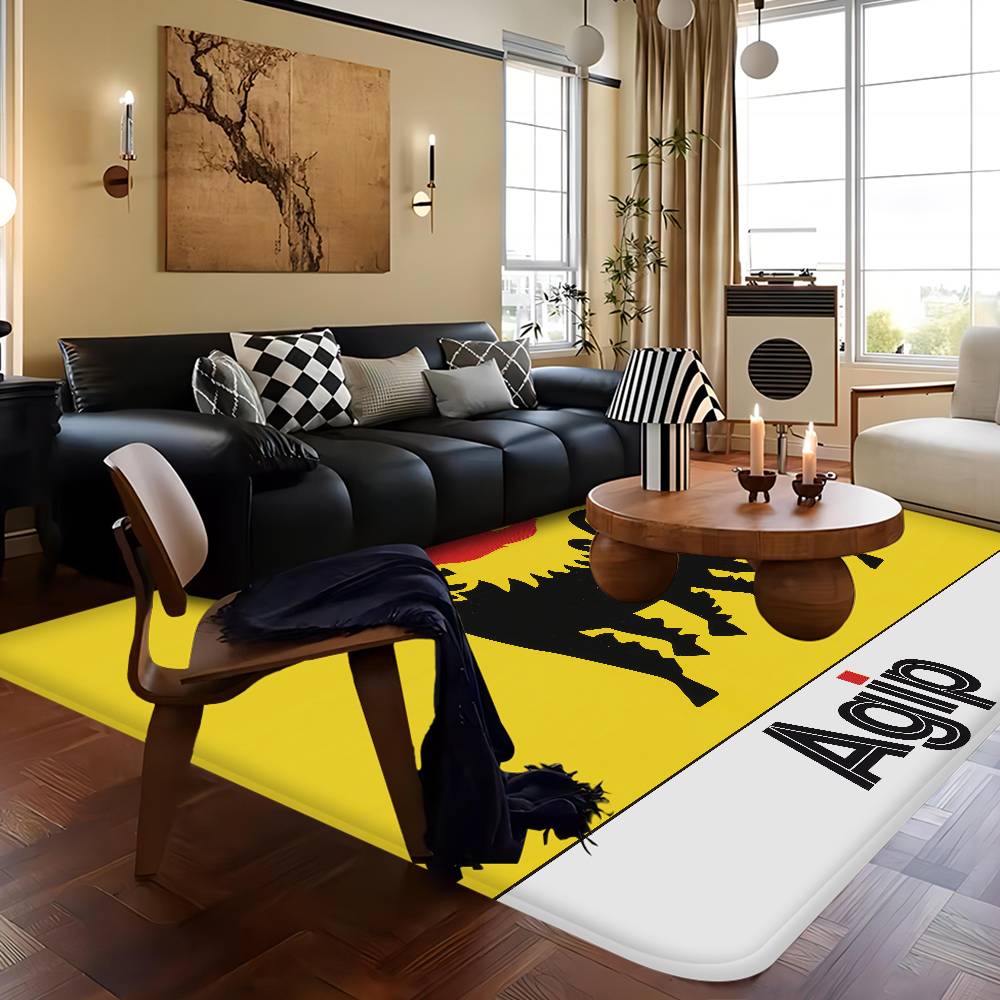 A-Agips-S E-Eni-S Racing Bathroom Mat Kids Room Bedroom Decoration Balcony Anti-Slip Doormat Living Room Welcome Rug