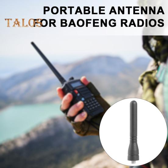 Резиновая антенна с высоким коэффициентом усиления, гнездо, 10 Вт, 2,15 дБи, рация, усилитель дальности радиосвязи для Baofeng BF-UV5R UV6R 888S SMA-F