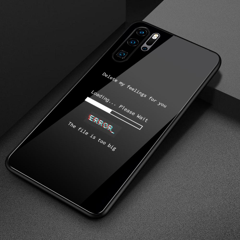Для Huawei Honor 10 чехол с цитатами Стеклянный задний чехол для Huawei Honor 8x Max 9 10 20 20i v9 v10 v20 play note 10