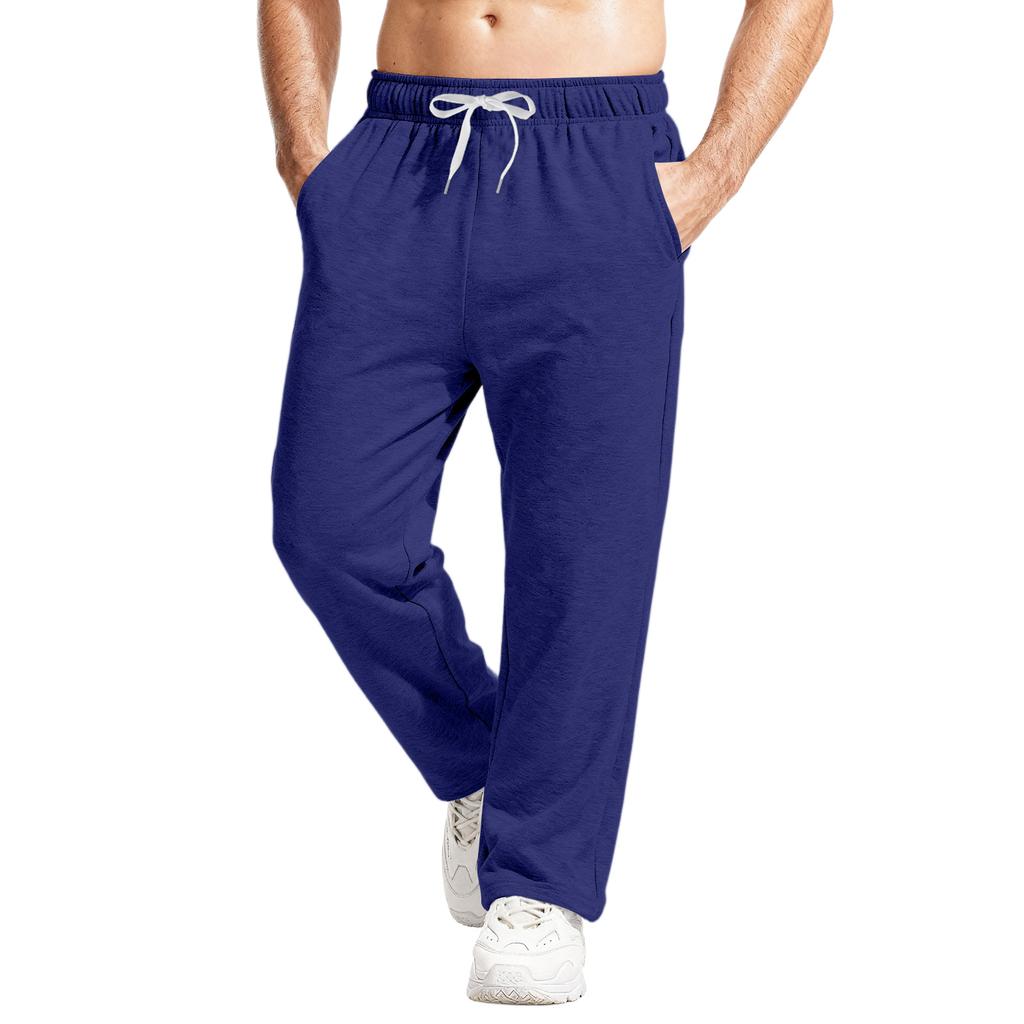 Men's Relaxed-Fit Casual Sweatpants With Stretch Waistband And Drawstring Yoga Pants