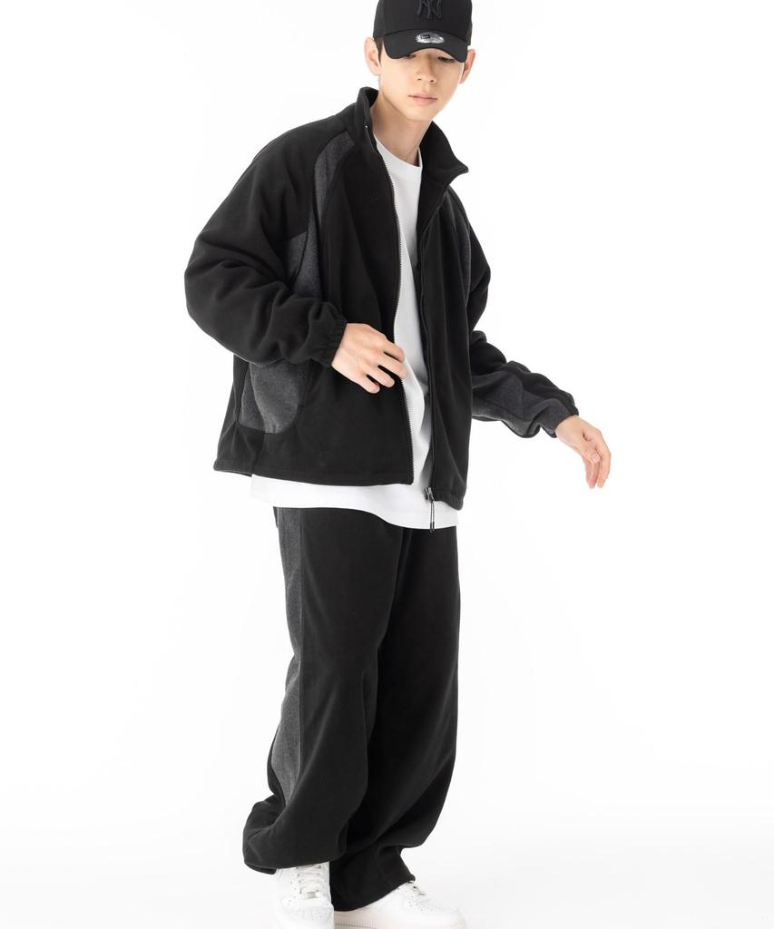 NEW ERA Fleece Jacket Oversized 15129326 NER37A7576 Black XL