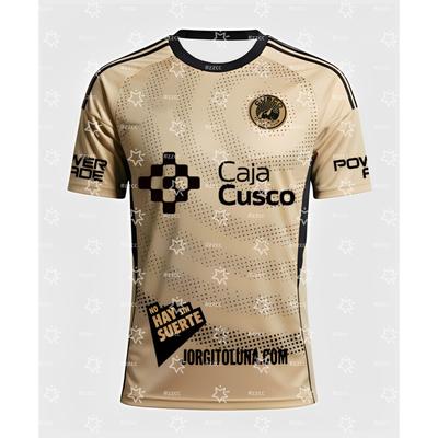 2026 Футболка домашняя тренировочная для фанатов Cusco FC Подарок Летняя Спортивная Мужская