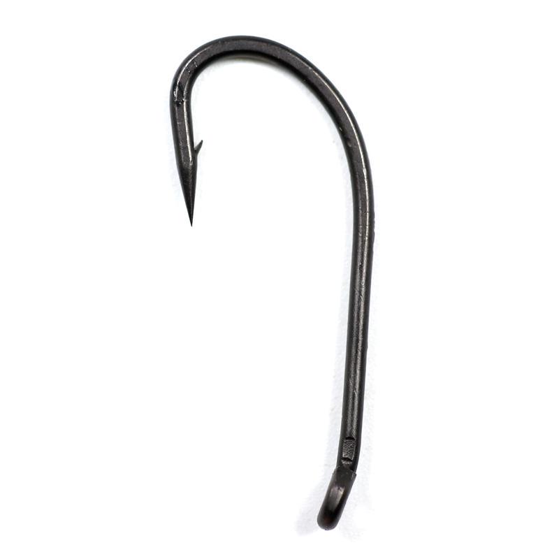 Bimoo 20 шт. с фефлоновым покрытием, длинный стержень, крючок для ловли карпа, крючок для ловли карпа, крючок для ловли карпа, крючок для оснастки, из высокоуглеродистой стали