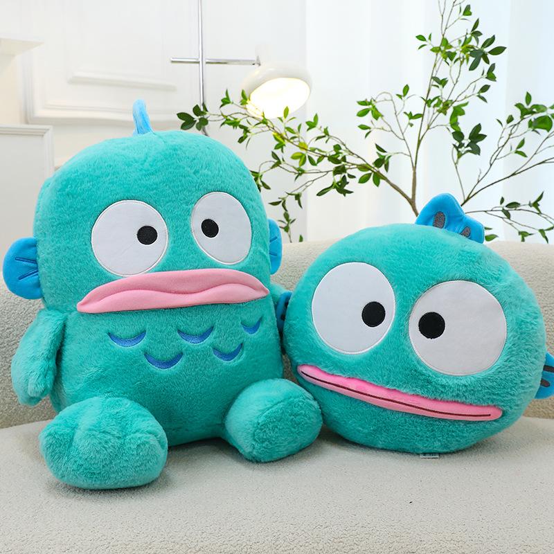 Новая мультяшная забавная плюшевая игрушка уродливая рыба хантон кукла подушка кукла полурыба человек подарок на день рождения