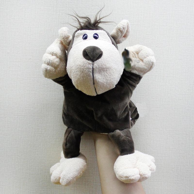 Interactive Animal Plush Toys Cartoon Hand Puppets For Early Learning