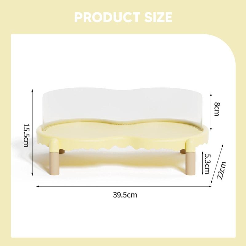 Elevated Cat Food Stand Splashproof Feeder Table Platform for Dogs Pet Bowls for Automatic Pet Feeder Home Kitchen