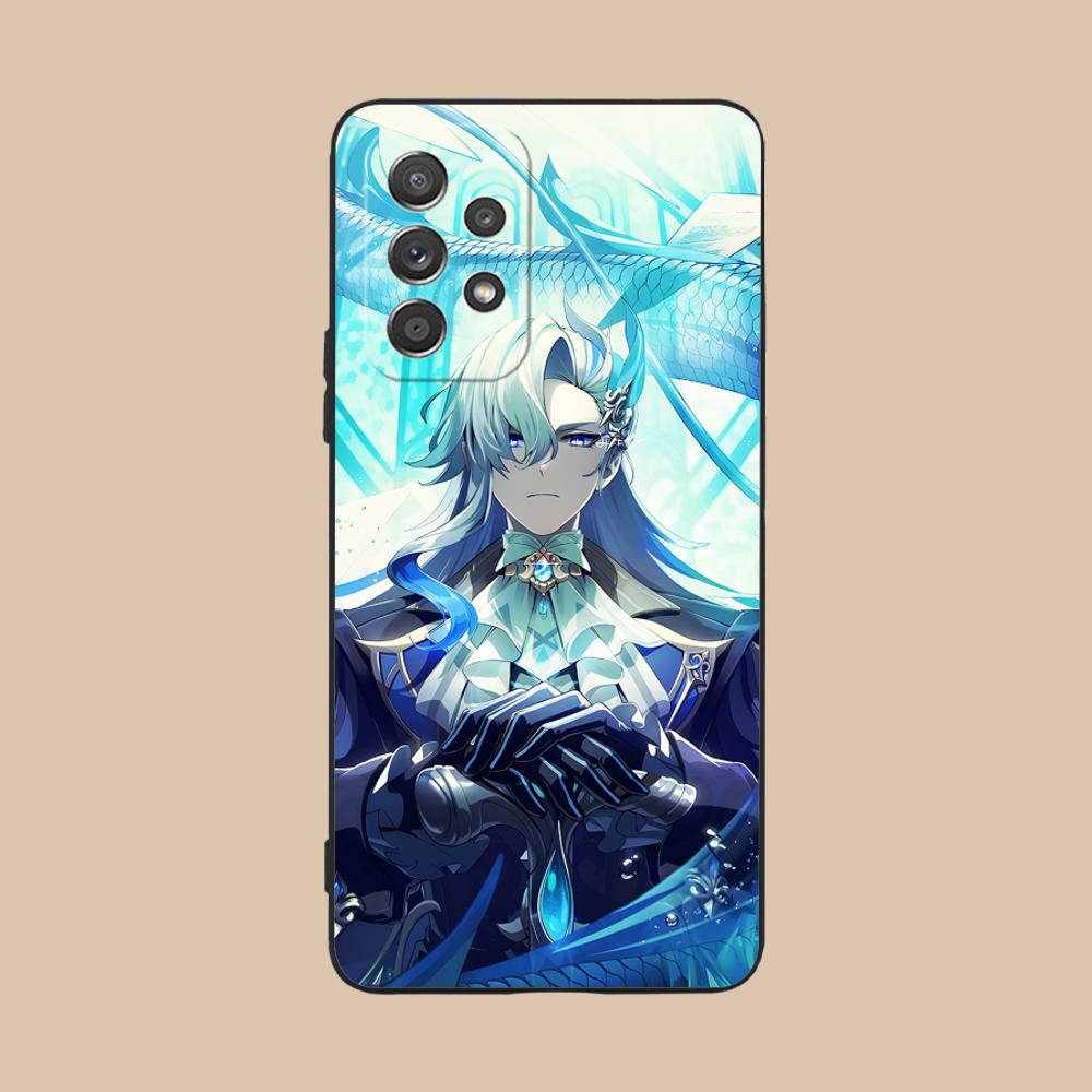 Игровой чехол GI Neuvillette Матовый ТПУ для мобильного телефона Samsung Galaxy A56 55 54 53 52 51 36 35 34 23 16 15 5G Цветная обложка