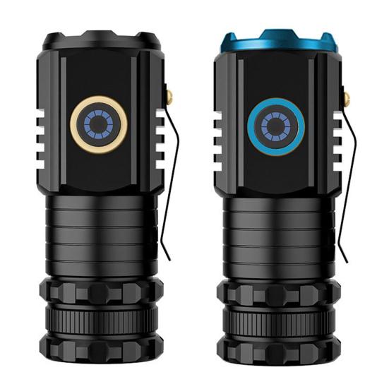 LED Flashlight with 5 Light Modes Super Bright Waterproof Rechargeable Versatile Use High-Power Torch