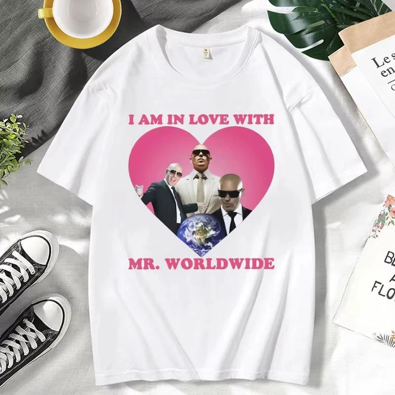 Смешная футболка с графическим принтом Mr Pitbull Worldwide Been There Done That Одежда Мода Летняя футболка