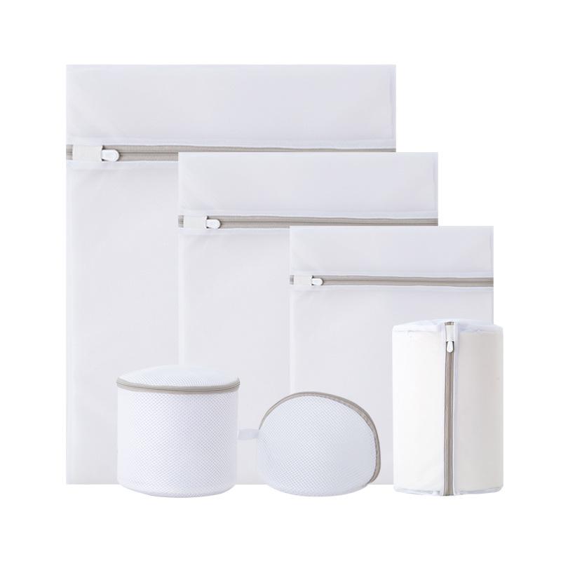 Утолщенный мешок для стирки из мелкой сетки для стиральной машины – Защитный сетчатый мешок для одежды, нижнего белья и бюстгальтеров