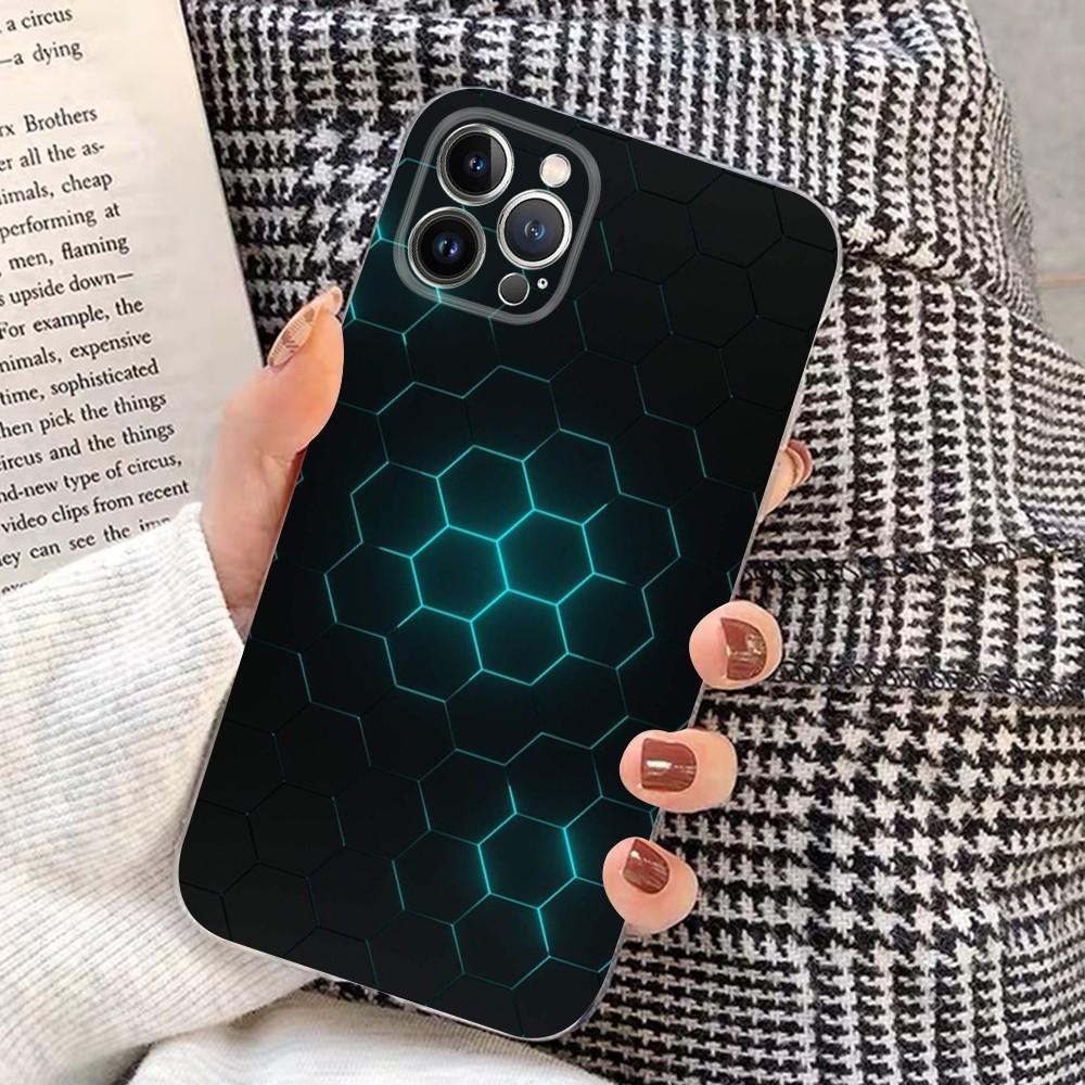 Роскошный геометрический стильный чехол для телефона для iPhone 15 14 11 12 13 Mini Pro XS Max Чехол 6 7 8 Plus X XR SE 2020 Funda Shell