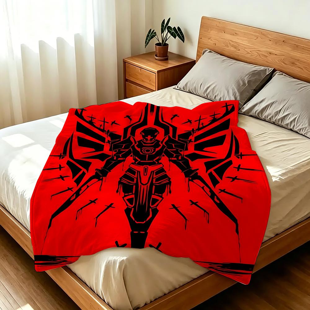 STEAM GAME ULTRAKILL Throw 240g Flannel Blanket Lightweight Soft Skin-friendly Summer Thin Throw Blanket