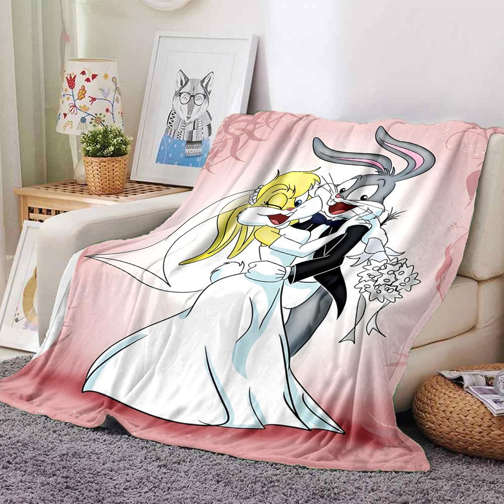 Looney Tunes Blanket Ultra-Soft Great for Bed Office Chair Couch for All Seasons Modern Gifts For Family Or Friends