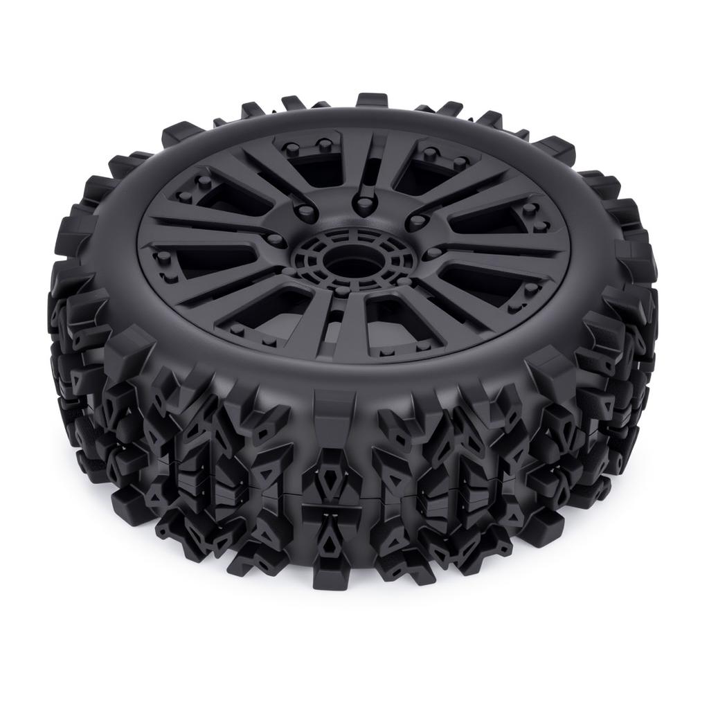 4pcs 121*43mm 1/8 RC Car Off-Road Buggy Tire 17mm Hex for ARRMA Typhon Talion Traxxas Redcat Team Losi Kyosho HPI HSP VRX