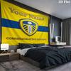 Leeds United Custom Name Wall Tapestry Aesthetic Wall Hanging Printed Fabric Blanket Decorative Tapestries for Bedroom Living Room Home Decor
