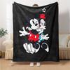 Mickey Minnie Romance Blanket Soft Throw Blanket For Home Bedroom Bed Sofa Travel Office Solid Christmas Blanket
