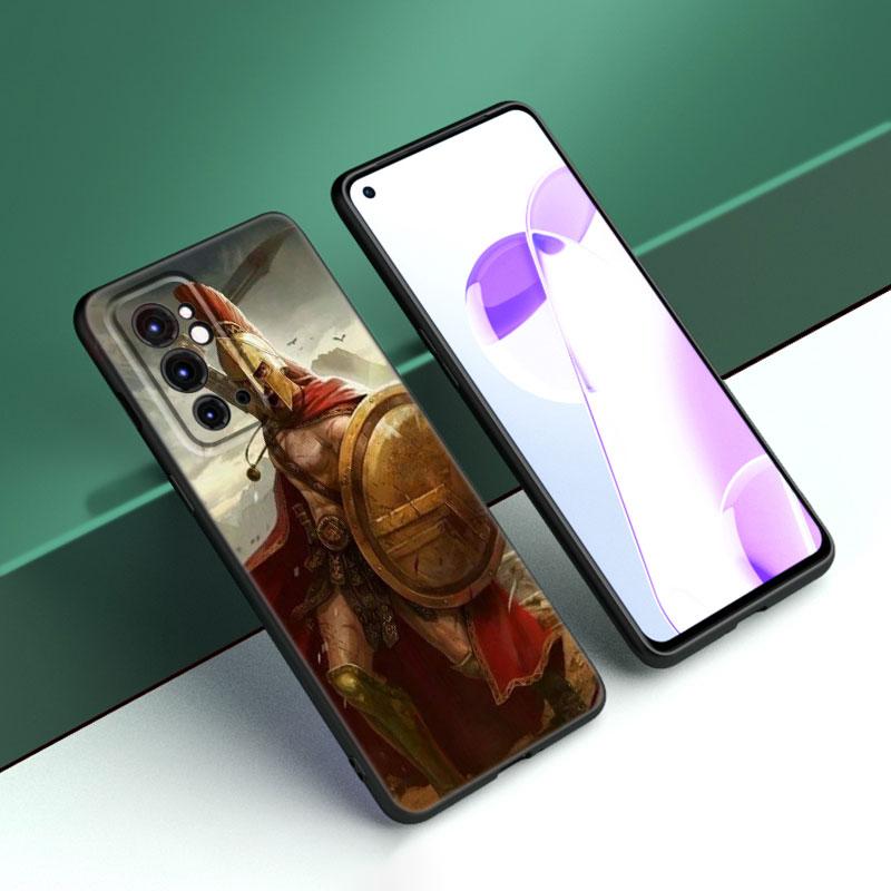 Спартанский черный силиконовый чехол для телефона OnePlus 9 10 11 12 ACE 2V Pro 9RT 10T 10R Nord CE 2 3 Lite N10 N20 N30 5G