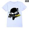 NINJA KIDZ 3D Футболка Повседневная Летняя Короткие Футболки Детские Мультяшные Футболки с Рисунком Одежда для Мальчиков Харадзюку Аниме Футболка