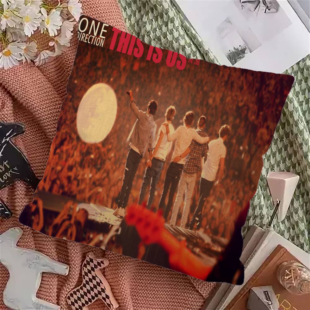 Подушка One Direction Подарки Мебель для дома и офиса Спальня Диван Автомобильная наволочка чехол 45x45см