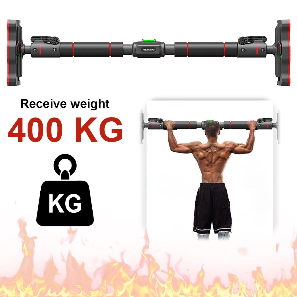 Горизонтальная перекладина для двери Настенная Бытовая Большая Фитнес-перекладина Без сверления Регулируемая Турник для Подтягиваний Тренировочные Перекладины для Тренировки Рук