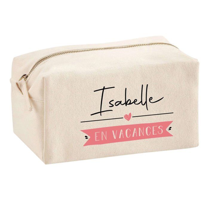 Trousse multifonction Isabelle en Vacances Cadeau Anniversaire Noël Collègue Départ Retraite | Trousse Scolaire Fournitures Bureau