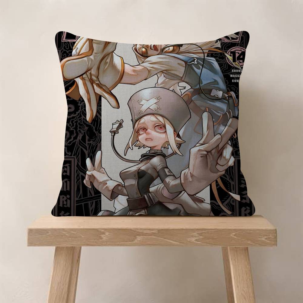 Hot Cool Anime GGachiakuta Maple Design Cushion Cover Happy Autumn Harvest Decor Holiday Decorati Pillow Cover