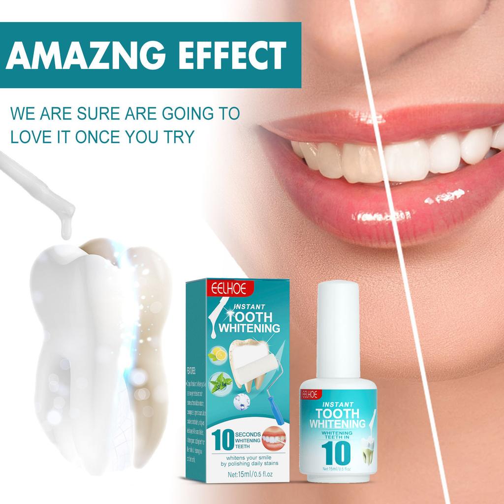 Teeth Whitening Gel Fresh Breath Gentle Stain Removal Tooth Polish Care Gel