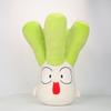 Adorable Green Scallion Plush Toy Soft Pp Cotton Stuffed Pillow For Bed
