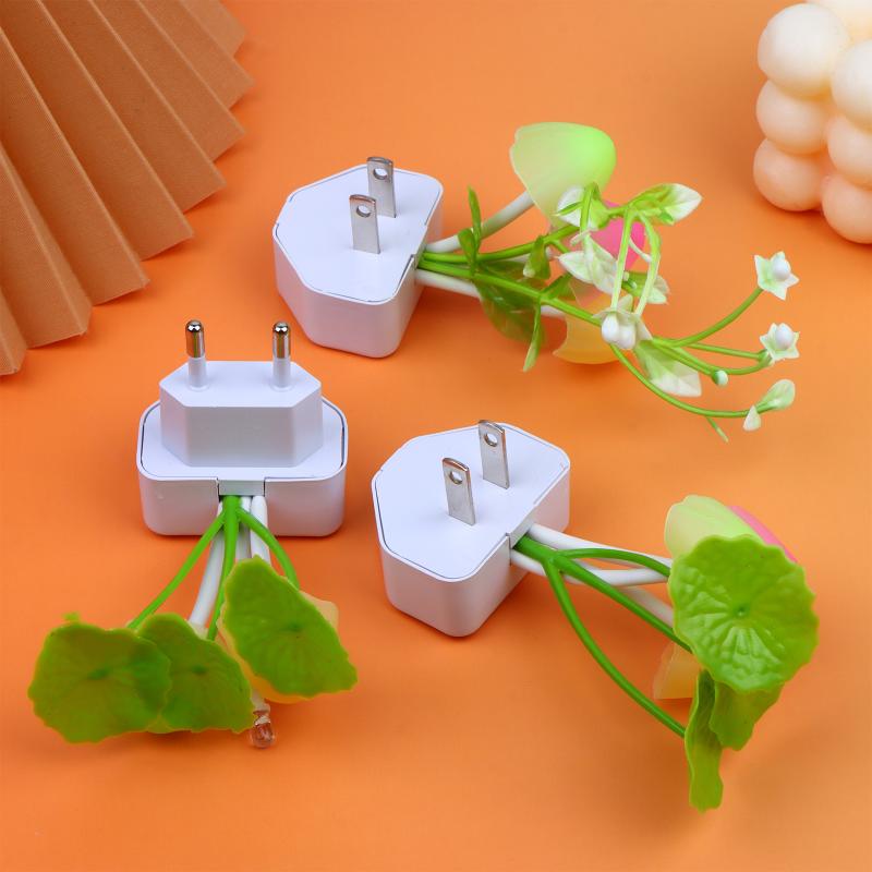 Cute Mushroom LED Night Light Smart Light Control Portable Mini Lamp for Travel Camping Bedroom Night Use