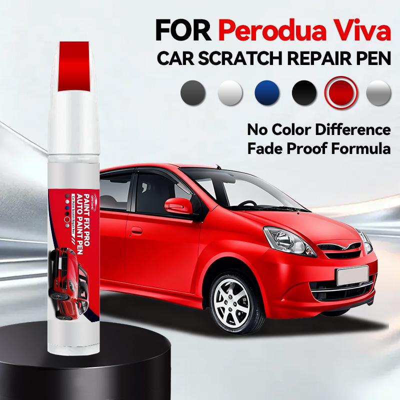 Vehicle for Exclusive Use For 1990-2026 Perodua Viva Paint Repair Pen Touch Up Scratch Remover DIY Auto Accessories Black White