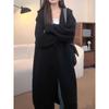 Women's Autumn and Winter Hooded Long Knitted Cardigan Sweater
