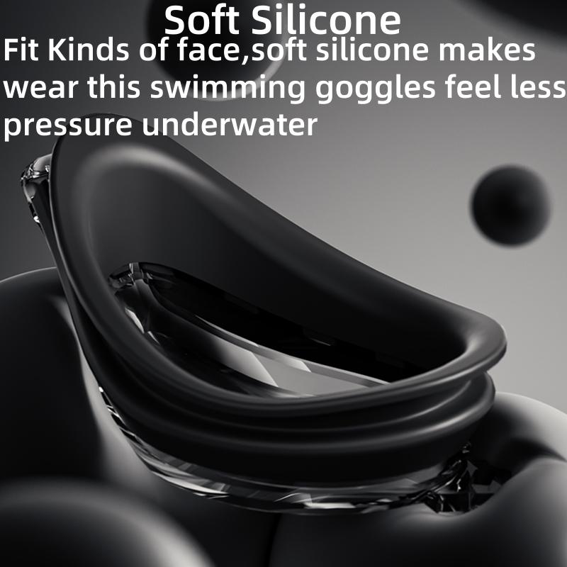 Профессиональные очки для плавания унисекс для гонок, линзы HD и очки для плавания с защитой от запотевания для взрослых