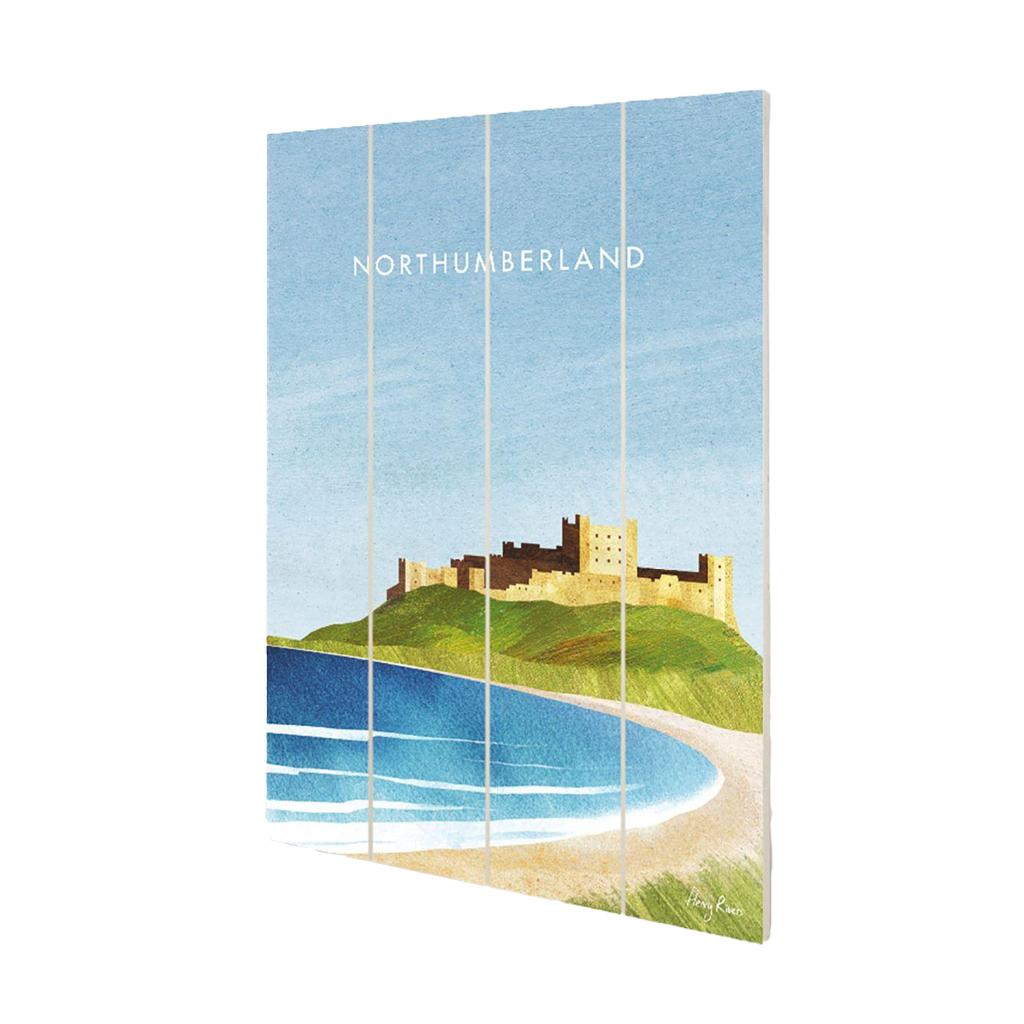 Henry Rivers Northumberland, Bamburgh Castle Plaque