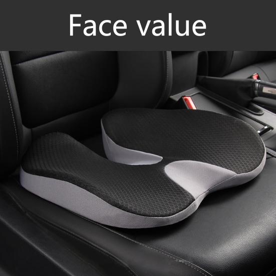 Эргономичная подушка для автомобильного сиденья снимает давление, улучшает осанку, мягкая текстурная подушка для сиденья для работы и вождения