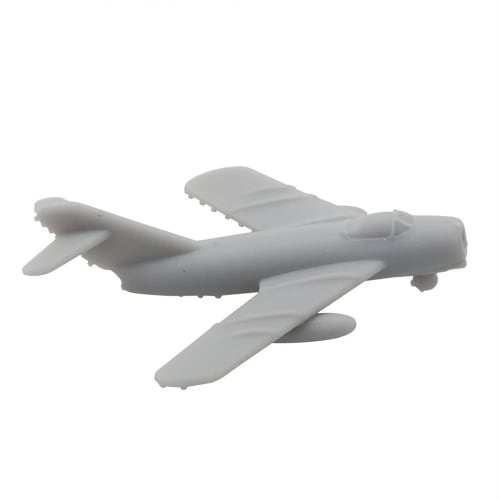 10PCS DIY Model Russian Mig-17 Fighter Jet Model Mold with Landing Gear for 3D Military Aircraft Model (1/700(16mm))