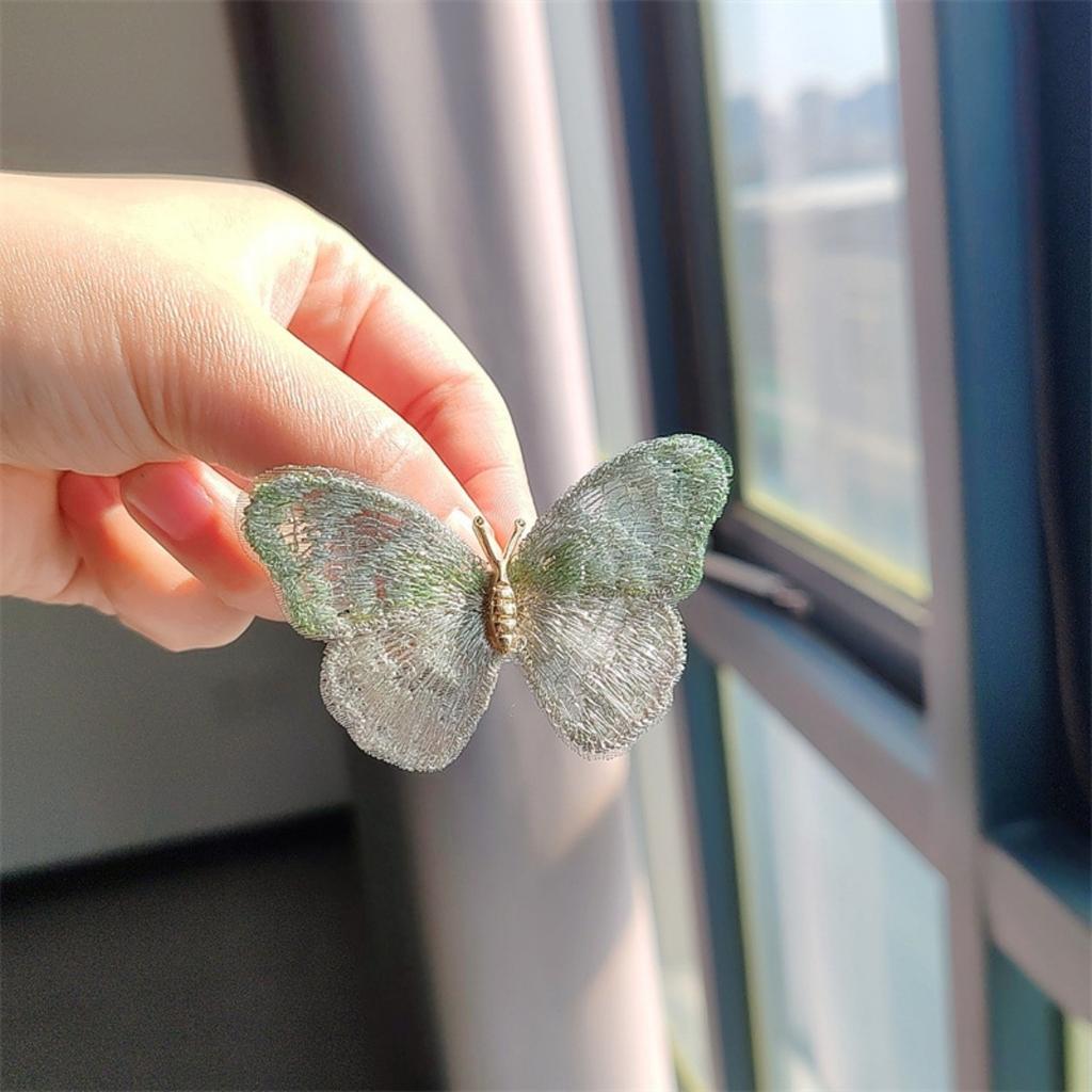Вышитая брошь-бабочка женская мечтательного цвета корсаж аксессуары для одежды