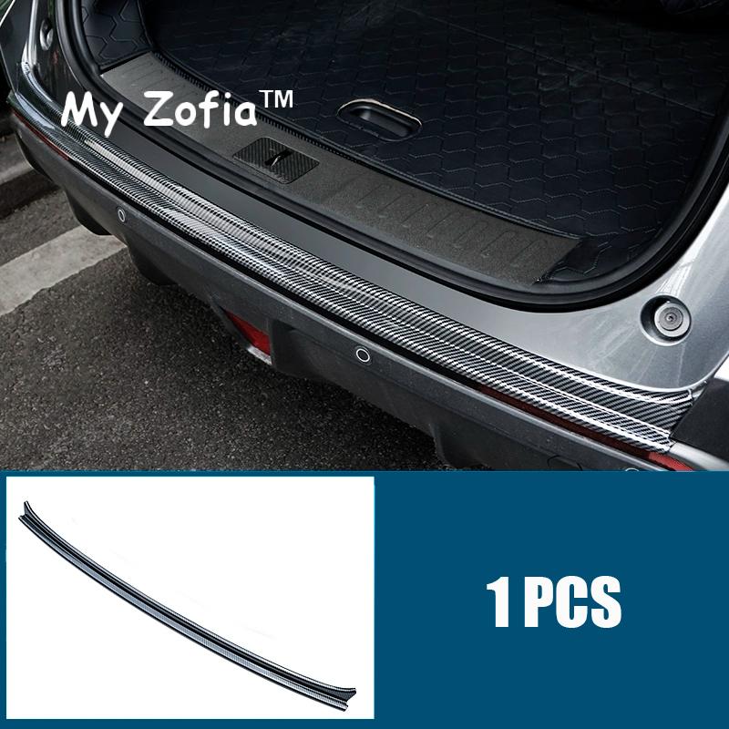 For Changan Deepal S07 2025 2026 Car ABS Carbon fiber Trunk Sill Guard Rear Bumper Sticker Protictive Cover Interior Accessories