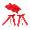 50pcs/pack Ribbon Bows Delicate Wedding Pew End Decoration Bowknots Party Cars Chairs