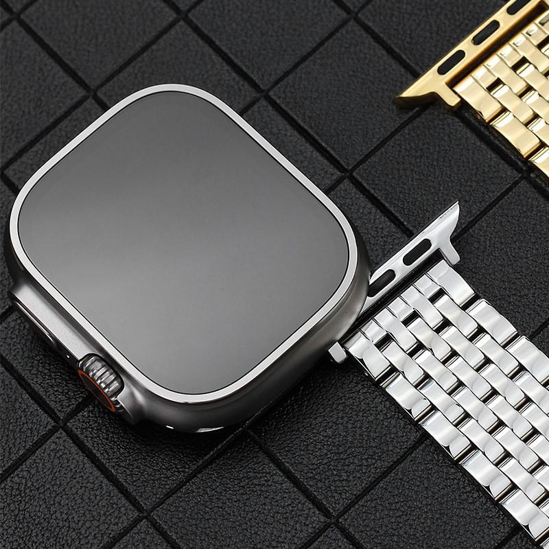 Совместимый стальной браслет-бусины для Apple Watch